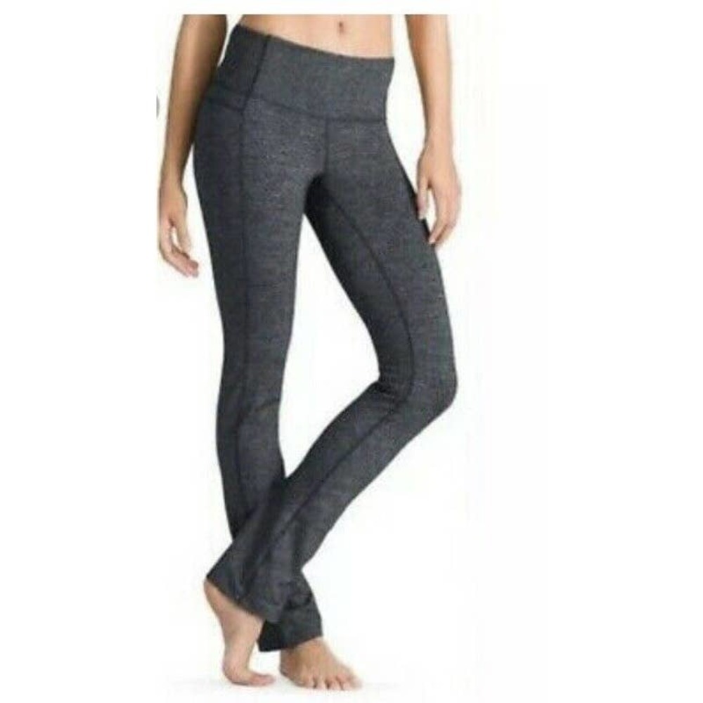 Athleta Straight Up Heather Grey Yoga Pant Size XS